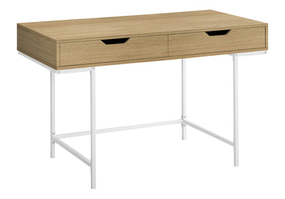 Computer Desk For Home Office, Laptop, Storage Drawers, Contemporary & Modern - Natural