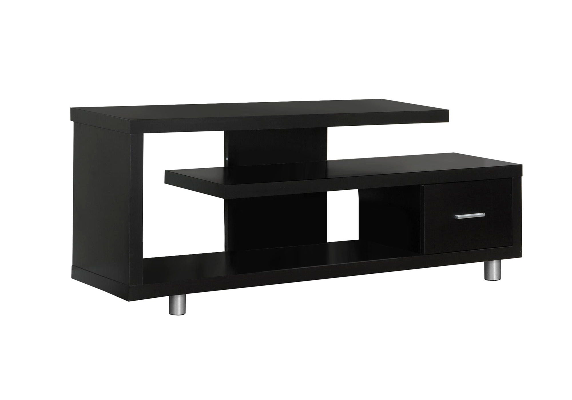 TV Stand, Console, Media Entertainment Center, Storage Cabinet, Contemporary & Modern - Espresso