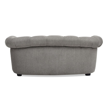 Kiki - Chesterfield Dog Sofa Bed Medium - Uptown Gray