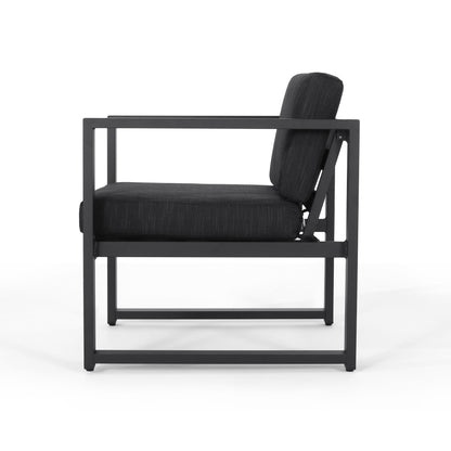 Navan - Club Chair - Dark Gray