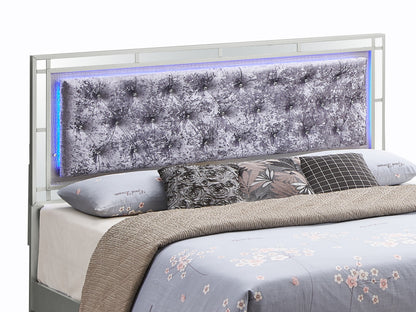Madison - Queen Bed - Silver Champagne