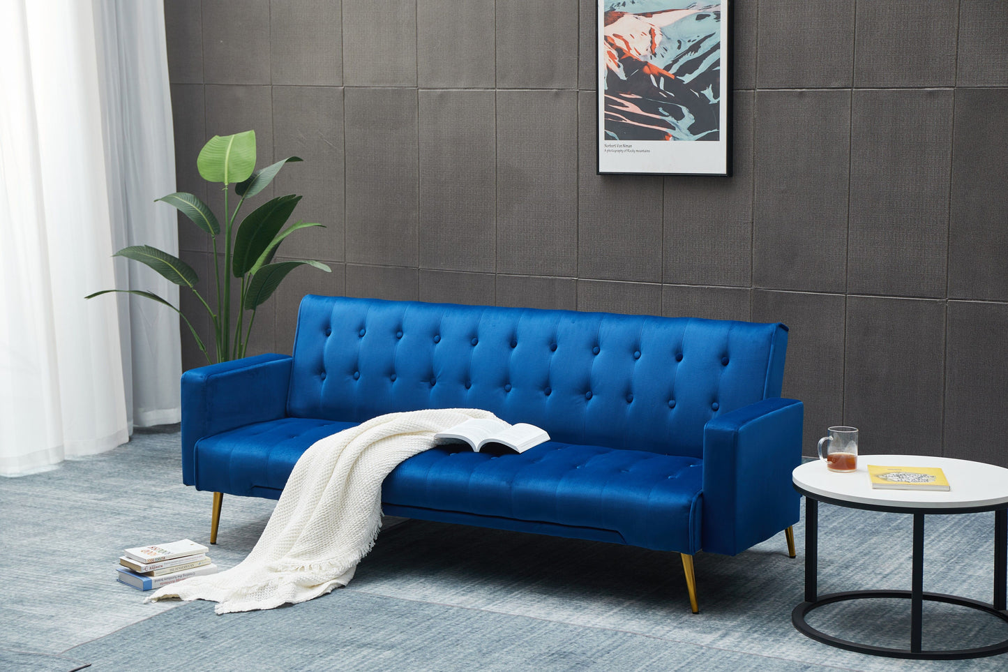 Sofa Bed - Dark Blue