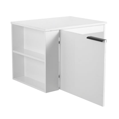 Modern 24" Bathroom Vanity, Suitable For Small Bathroom Spaces - White Oak
