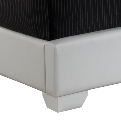 Queen Elegant Platform Bed For Relaxed Spaces - White