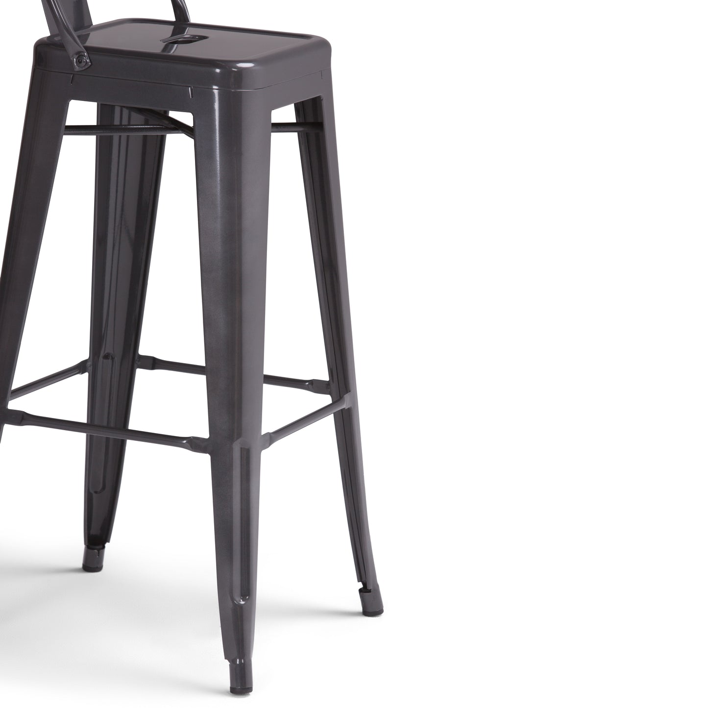Rayne - Metal Bar Stool (Set of 2) - Gray