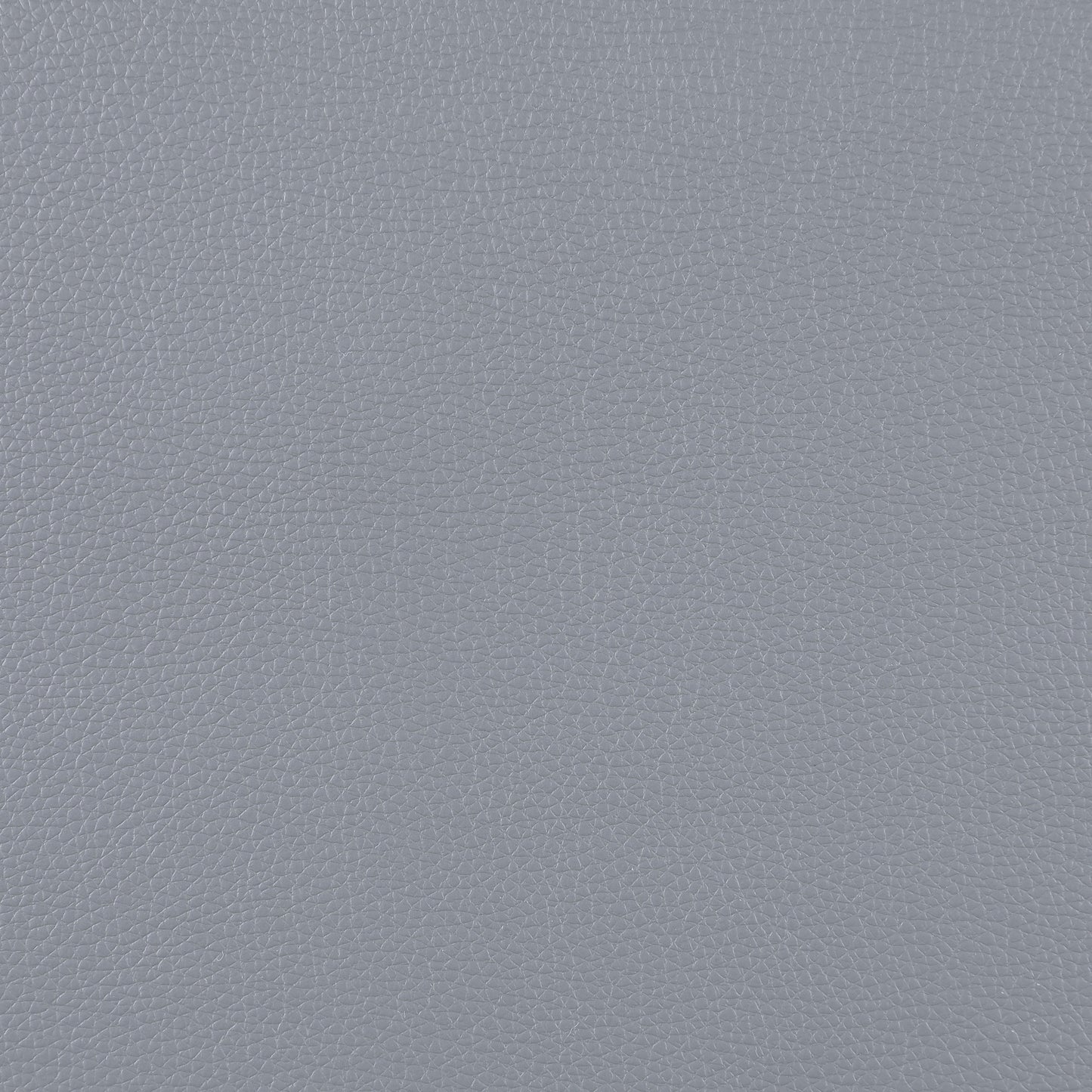 Irine - Faux Leather Sectional Sofa With Ottoman - Gray