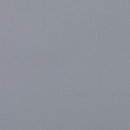 Irine - Faux Leather Sectional Sofa With Ottoman - Gray