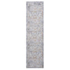 Payas - 2' X 8' Traditional Runner Rug - Ivory / Gray
