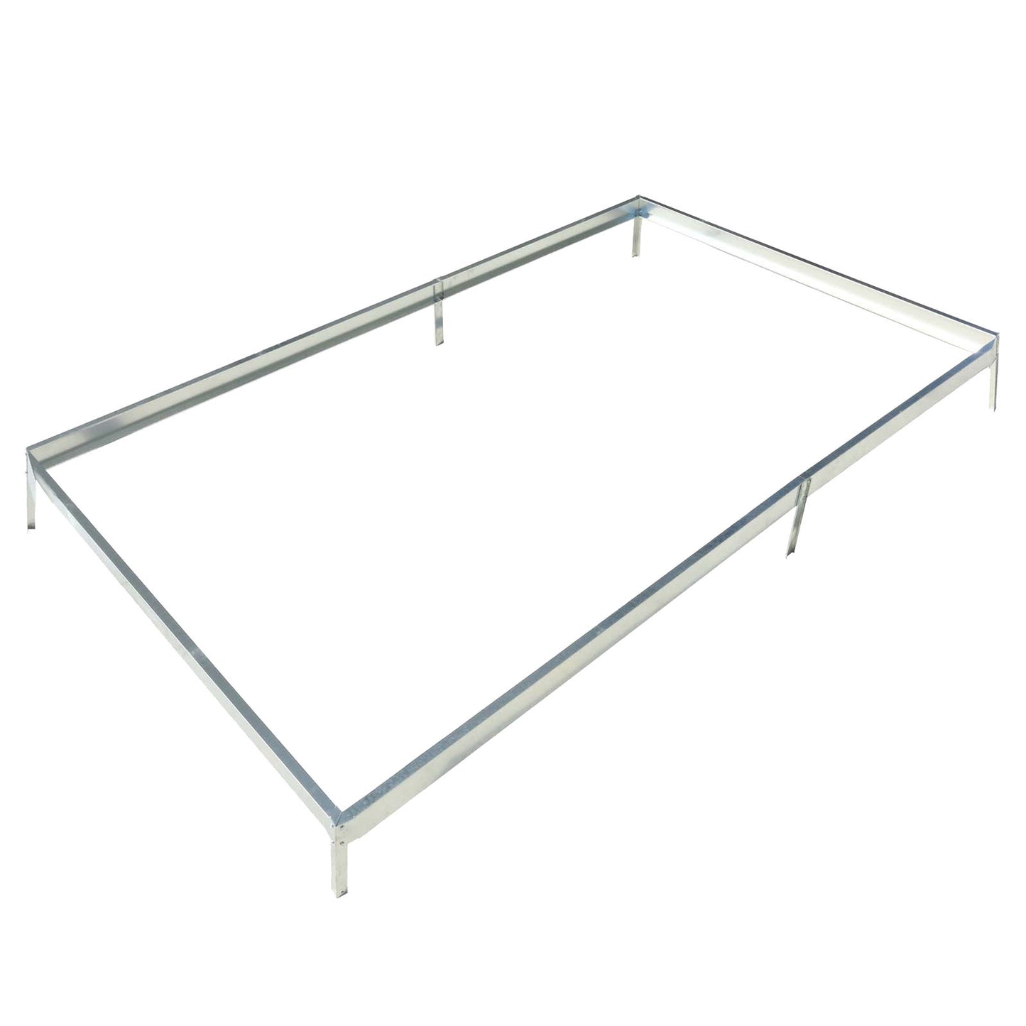 6.3'x10.2'x7' Polycarbonate Greenhouse, Heavy Duty Outdoor Aluminum Walk-In Green House Kit With Rain Gutter, Vent And Door For Backyard Garden - Aluminium