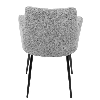 Andrew - Contemporary Dining / Chair (Set of 2) - Black / Gray