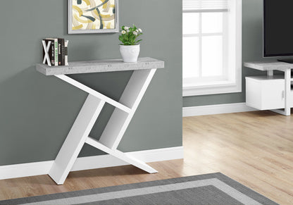 Accent Console Table For Entryway, Modern Convenient Design - White