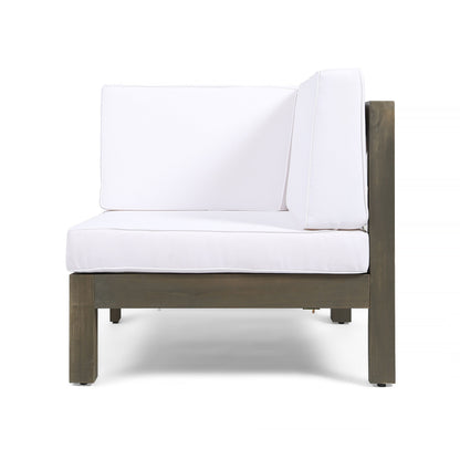 Oana - 2 Piece Loveseat Set With Cushions - White
