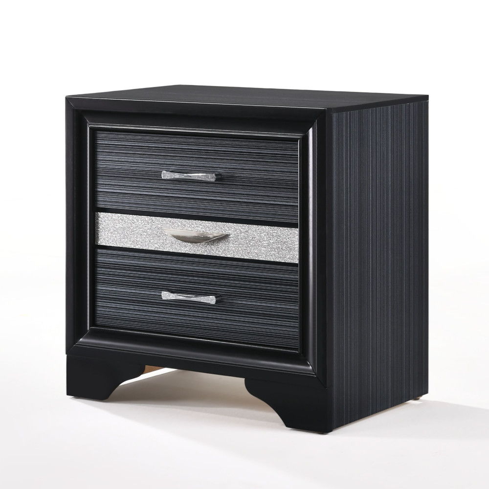 Naima - Nightstand - Black