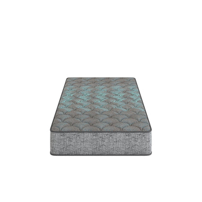 Comfort Care - 7" King Size, Foam Core Mattress, Medium Comfort - Gray / Blue