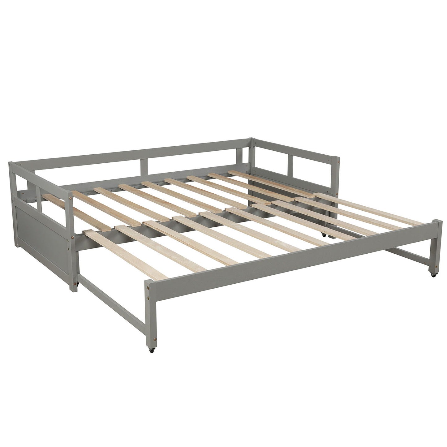 Extending Daybed With Trundle, Daybed With Trundle - Gray