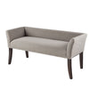 Modern Design The Bench Upholstered Solid Wood - Gray