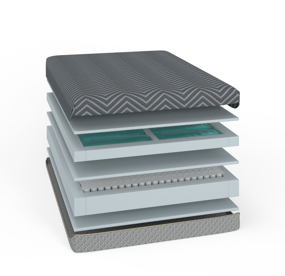 Bed Mattress Twin Long - Black