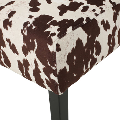 Modern Velvet Dining Chair (Set of 2) With Armless Design - Beige