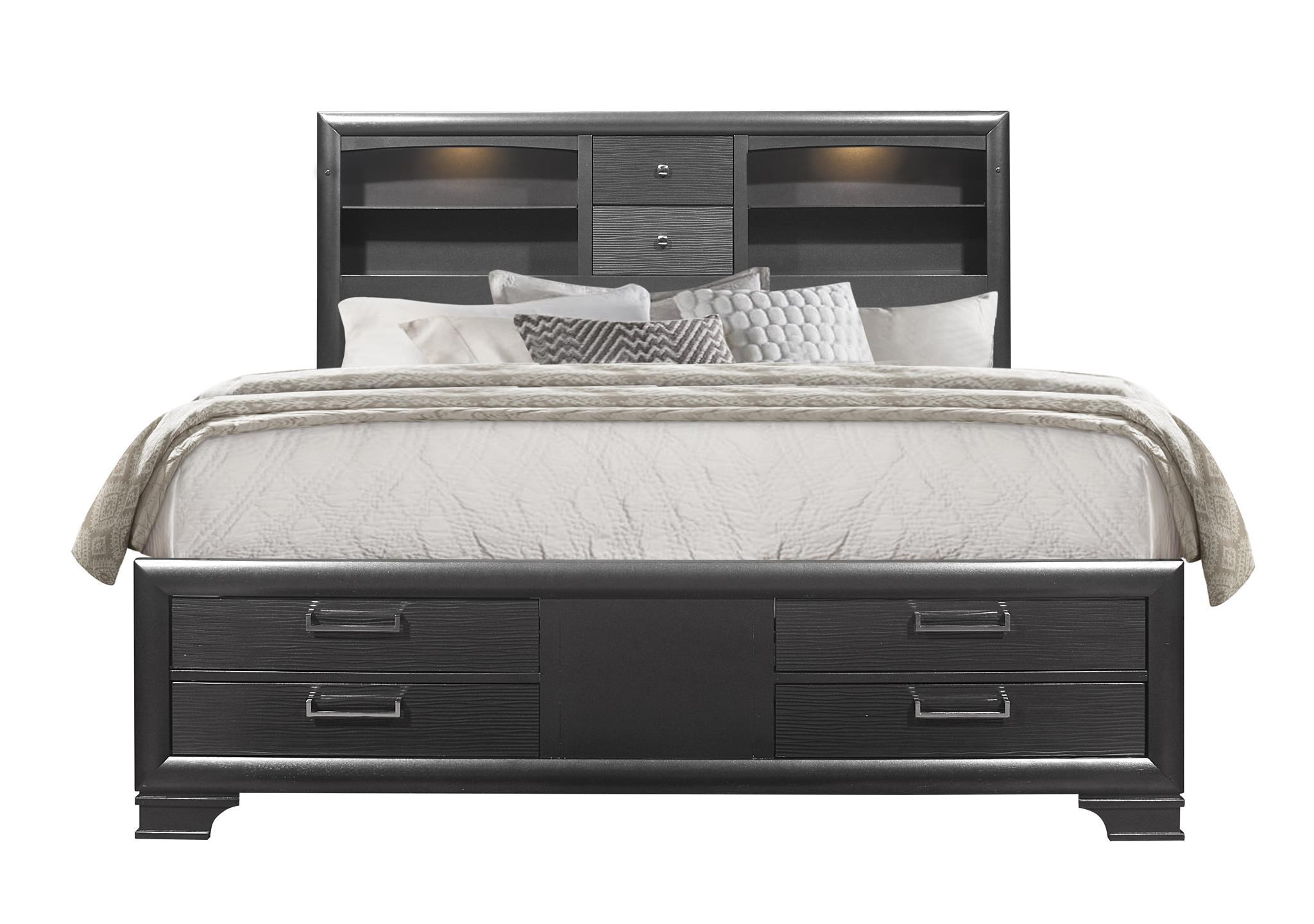 Civic - King Bed - Gray