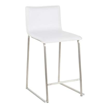 Mara - Contemporary Counter Stool (Set of 2) - White