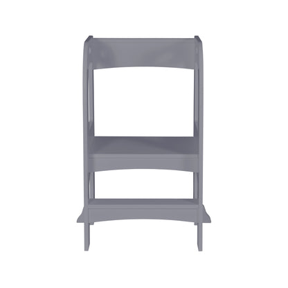 Child Standing Tower, Step Stool For Kids, Toddler Step Stool For Kitchen Counter - Gray