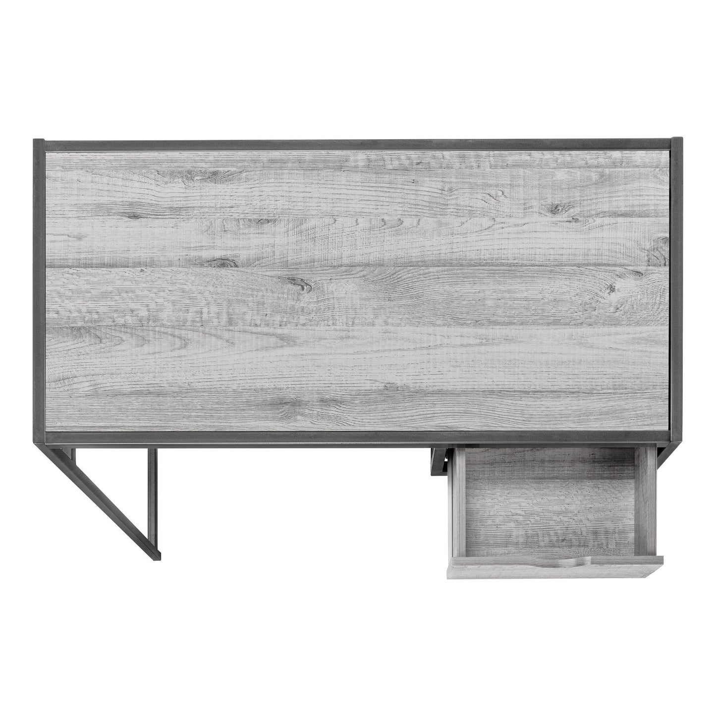 Computer Desk For Home Office, Laptop, Storage Drawer, Contemporary & Modern - Gray