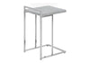 Accent Table, C - Shaped, Modern & Convenient Design - Gray