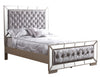 Full Bed Modern - Silver Champagne