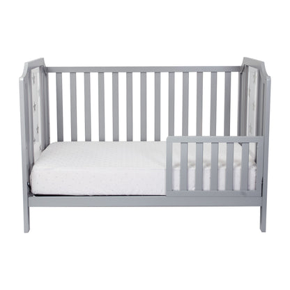 Celeste - 3 In 1 Convertible Island Crib - Light Gray