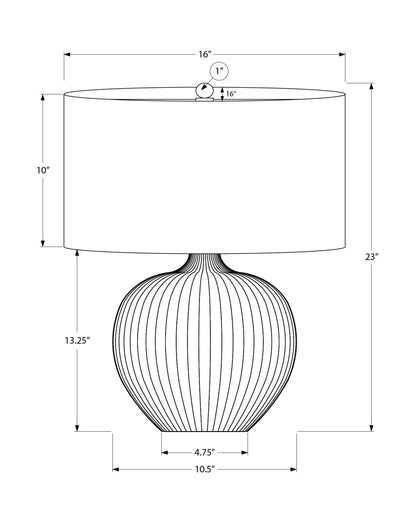 Lighting, Table Lamp, Ceramic, Contemporary - Black