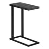 Accent Table, C - Shaped, Contemporary, Versatile Use - Black