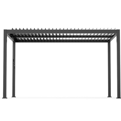 Louver Pergola Frame & Louvers - Black