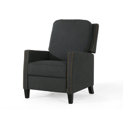 Wide Manual Standard Recliner - Dark Gray