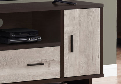 TV Stand, Console, Media Entertainment Center, Storage Cabinet, Drawers, Contemporary & Modern - Espresso