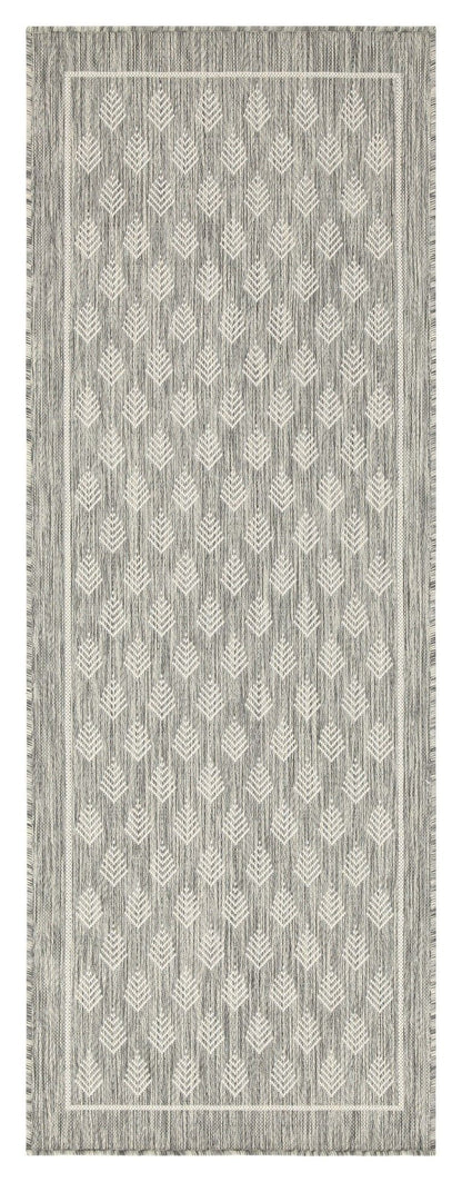 Sunshine - 7'10" X 10'3" Polypropylene, Indoor, Outdoor Area Rug - Silver