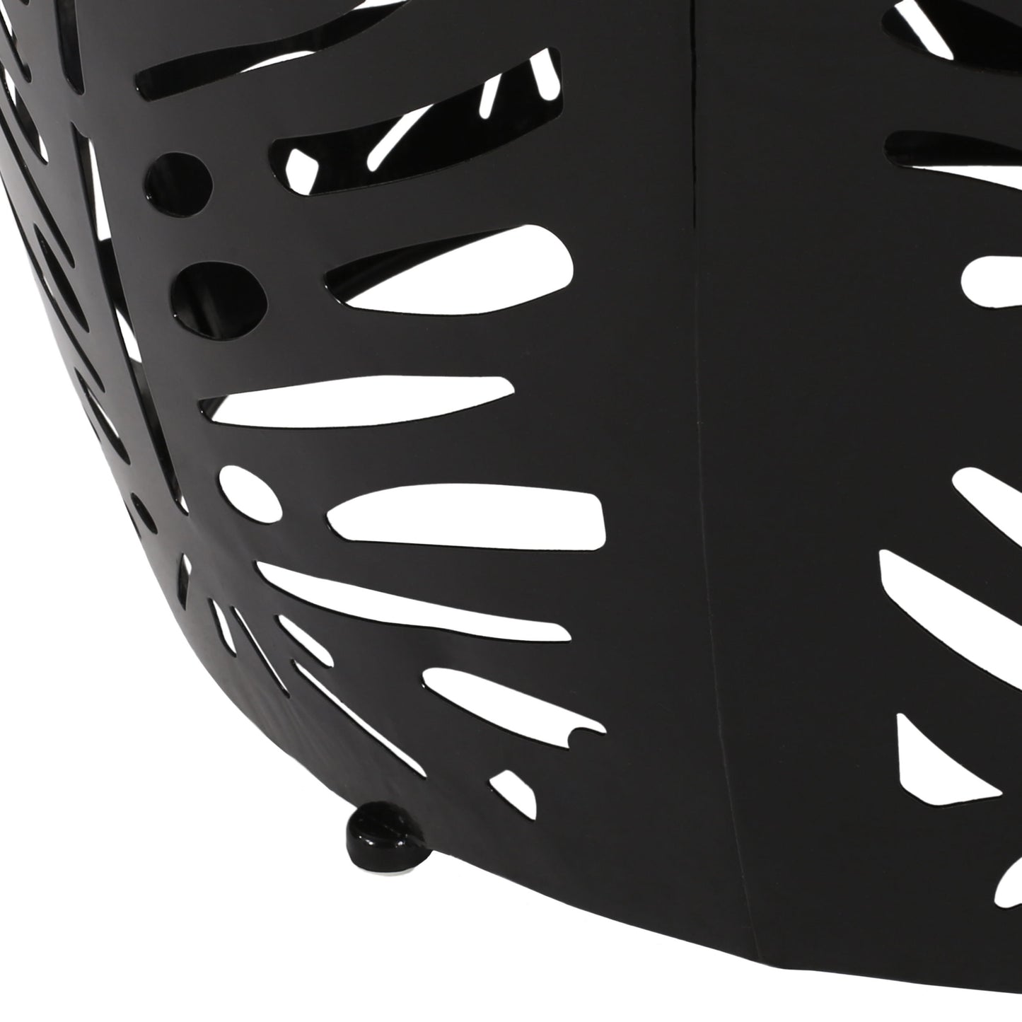 Metal, End Table Large - Black
