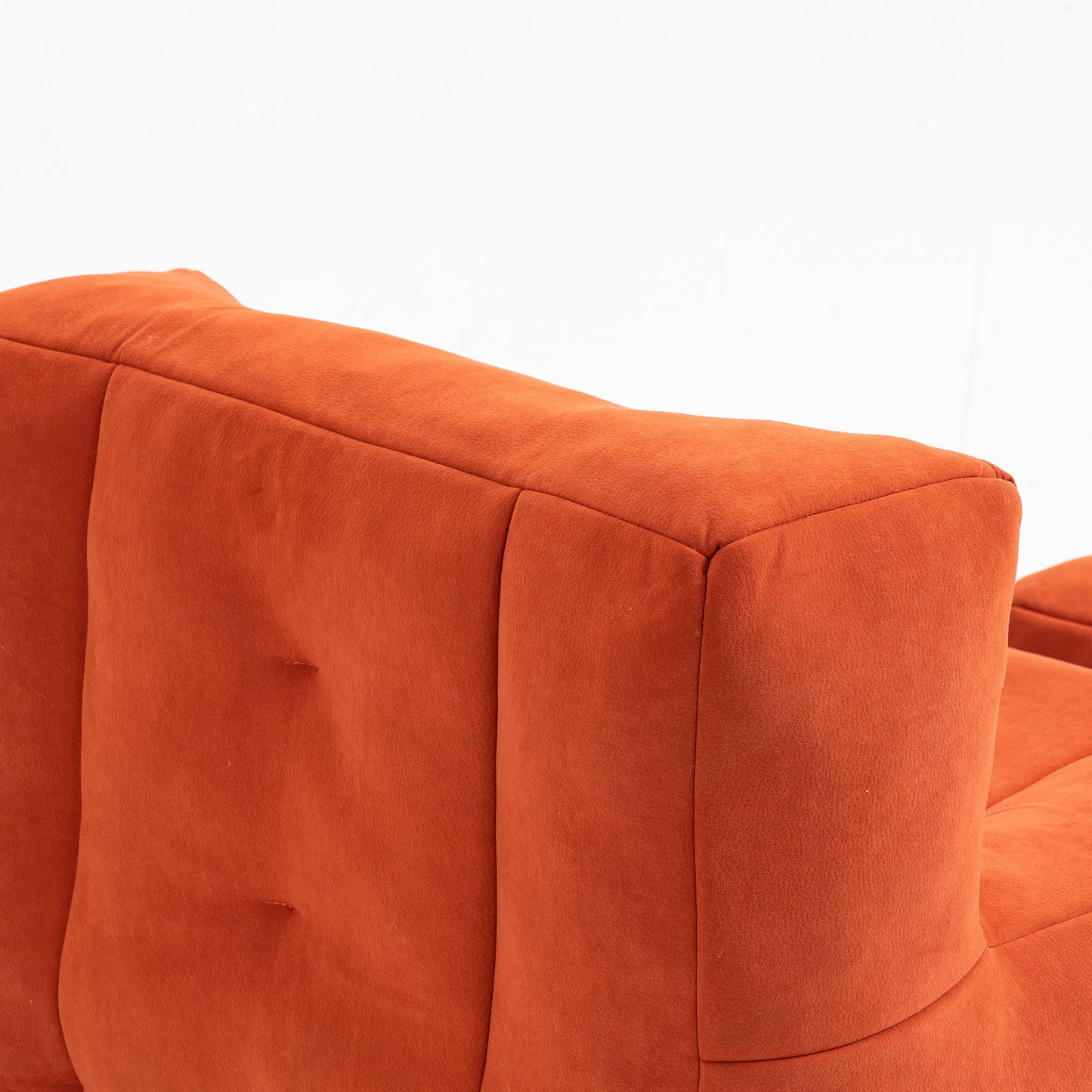 Fluffy Bean Bag Chair, Comfortable Bean Bag For Adults And Children, Super Soft Lazy Sofa Chair With Memory Foam And Ottoman, Indoor Modern Focus Bean Bag Chair For Living Room, Bedroom, Apartment - Red