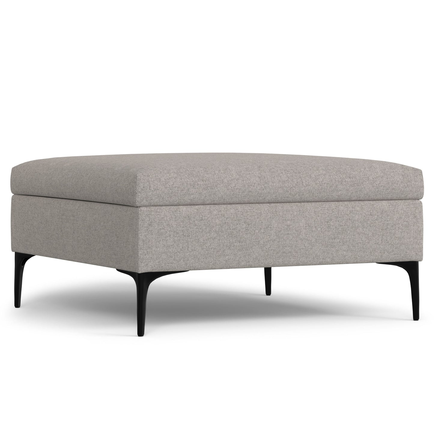 Rebecca - Coffee Table Storage Ottoman With Lift Up Lid - Gray
