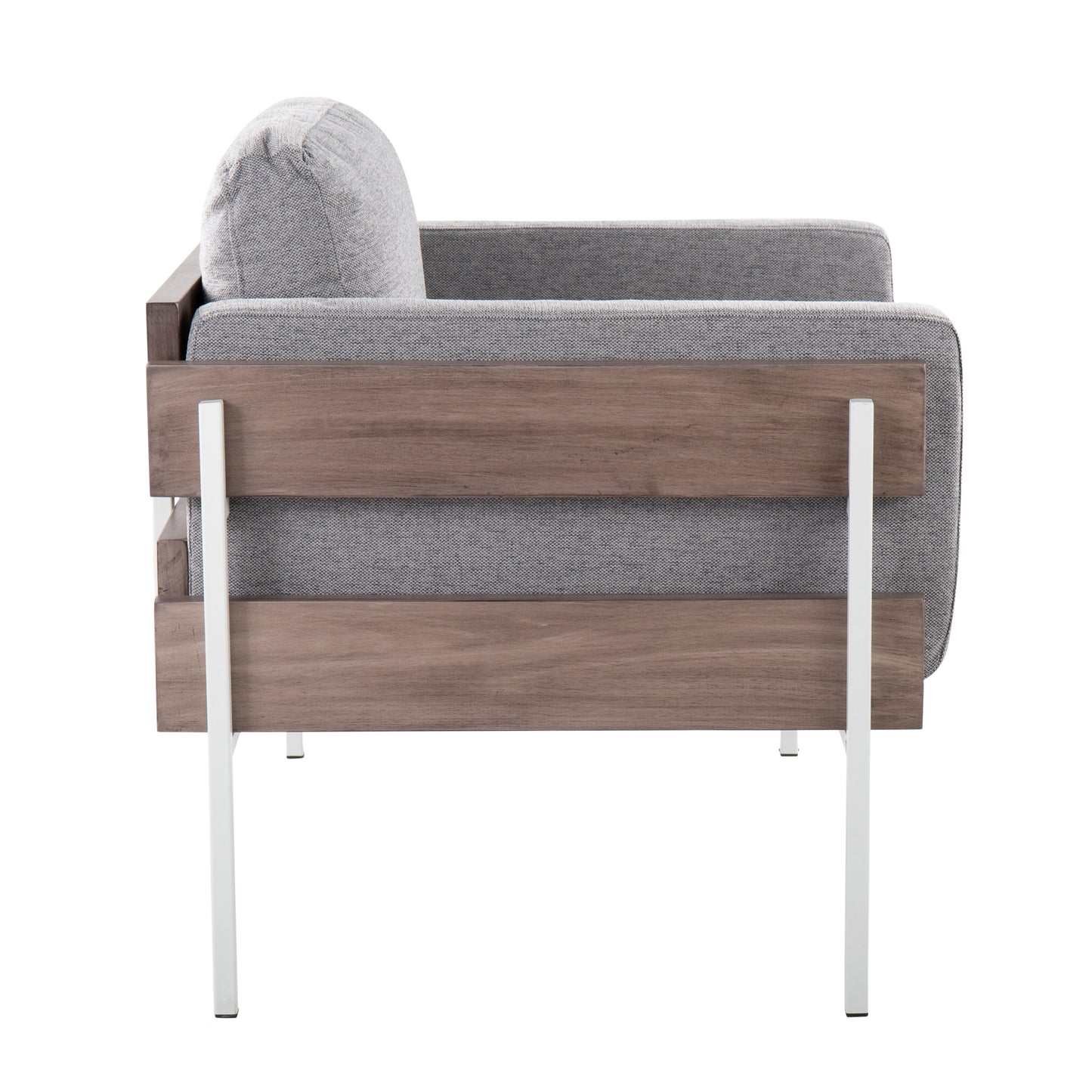 Kari - Farmhouse Chair - White / Gray / Light Gray