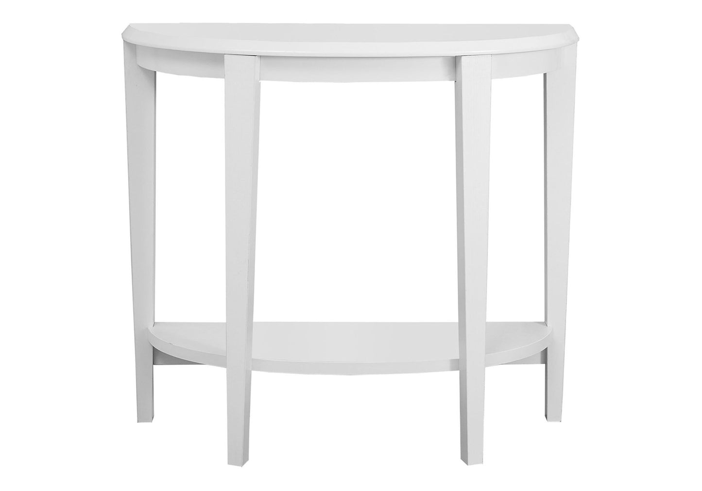 Accent Console Table For Entryway, Contemporary Modern - White