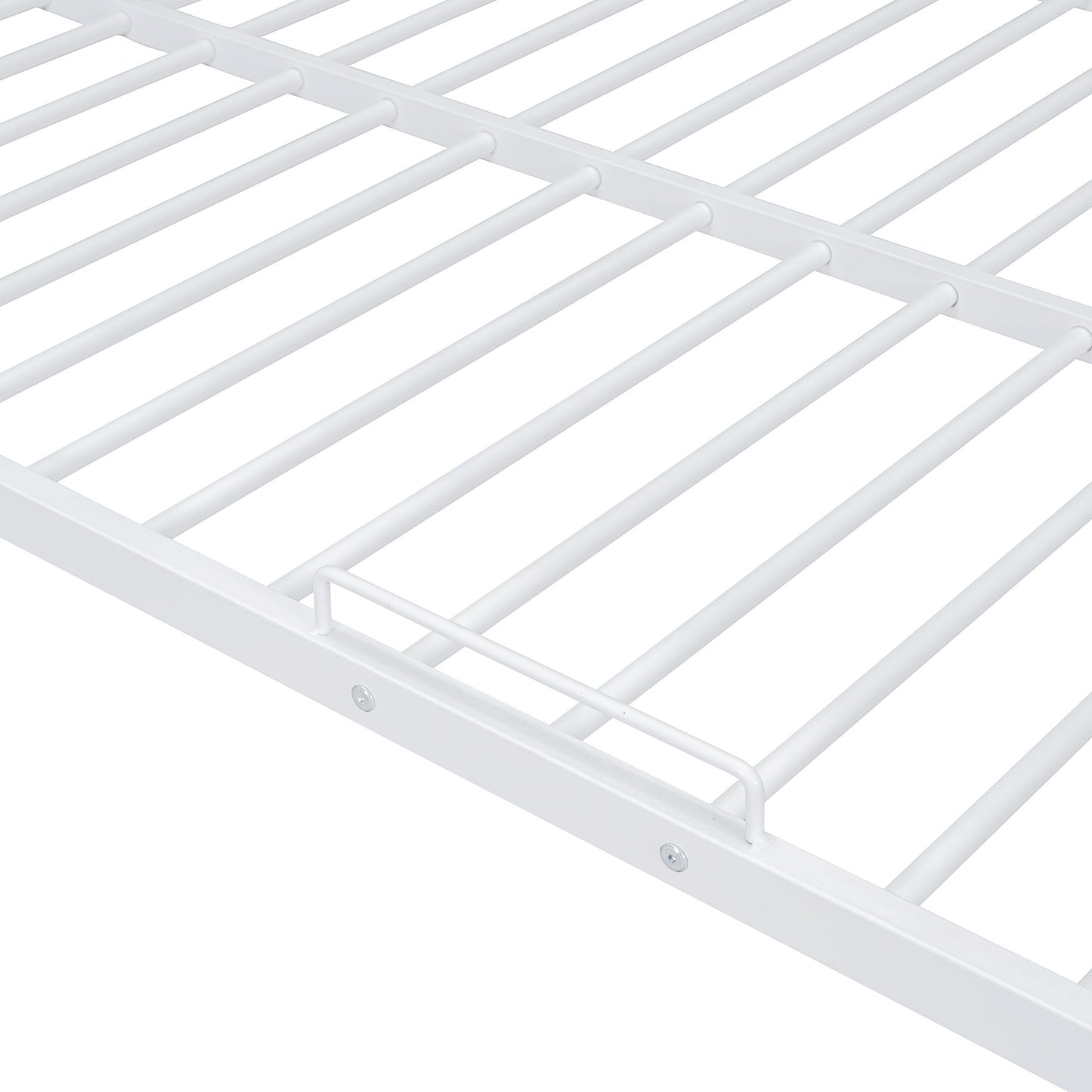 Full Long Over Queen Bunk Bed - White