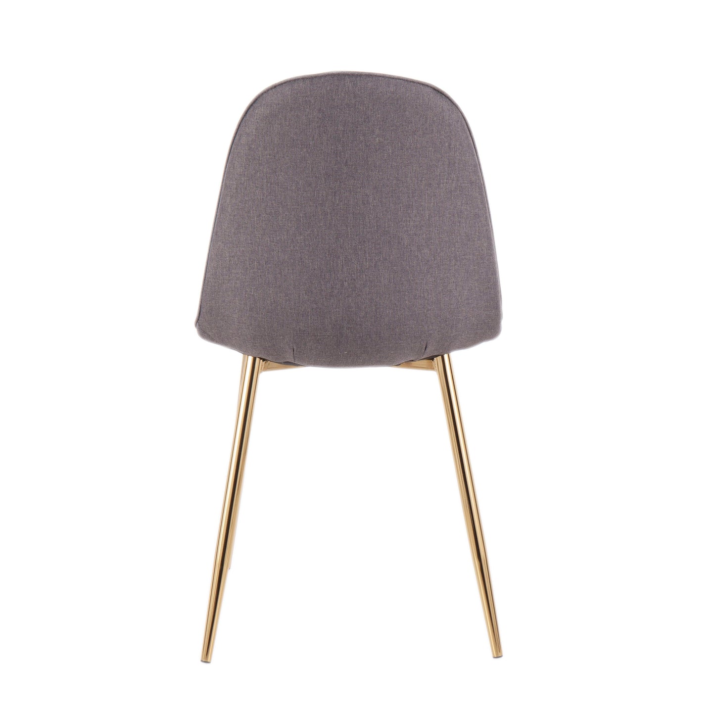 Pebble - Contemporary Chair (Set of 2) - Gold / Charcoal