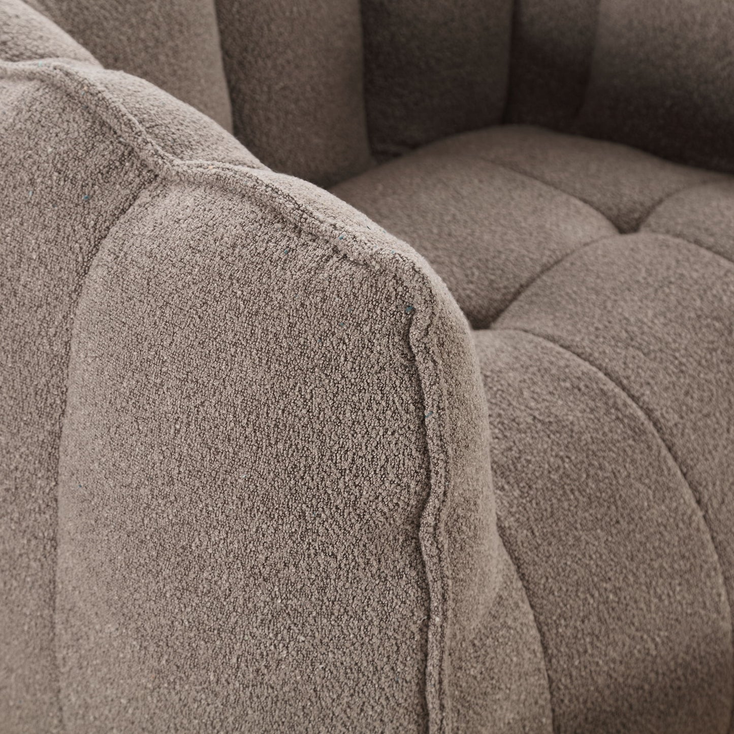 Soft Bean Bag Chair With High Resilient Foam (Chips) - Coffee