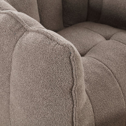 Soft Bean Bag Chair With High Resilient Foam (Chips) - Coffee