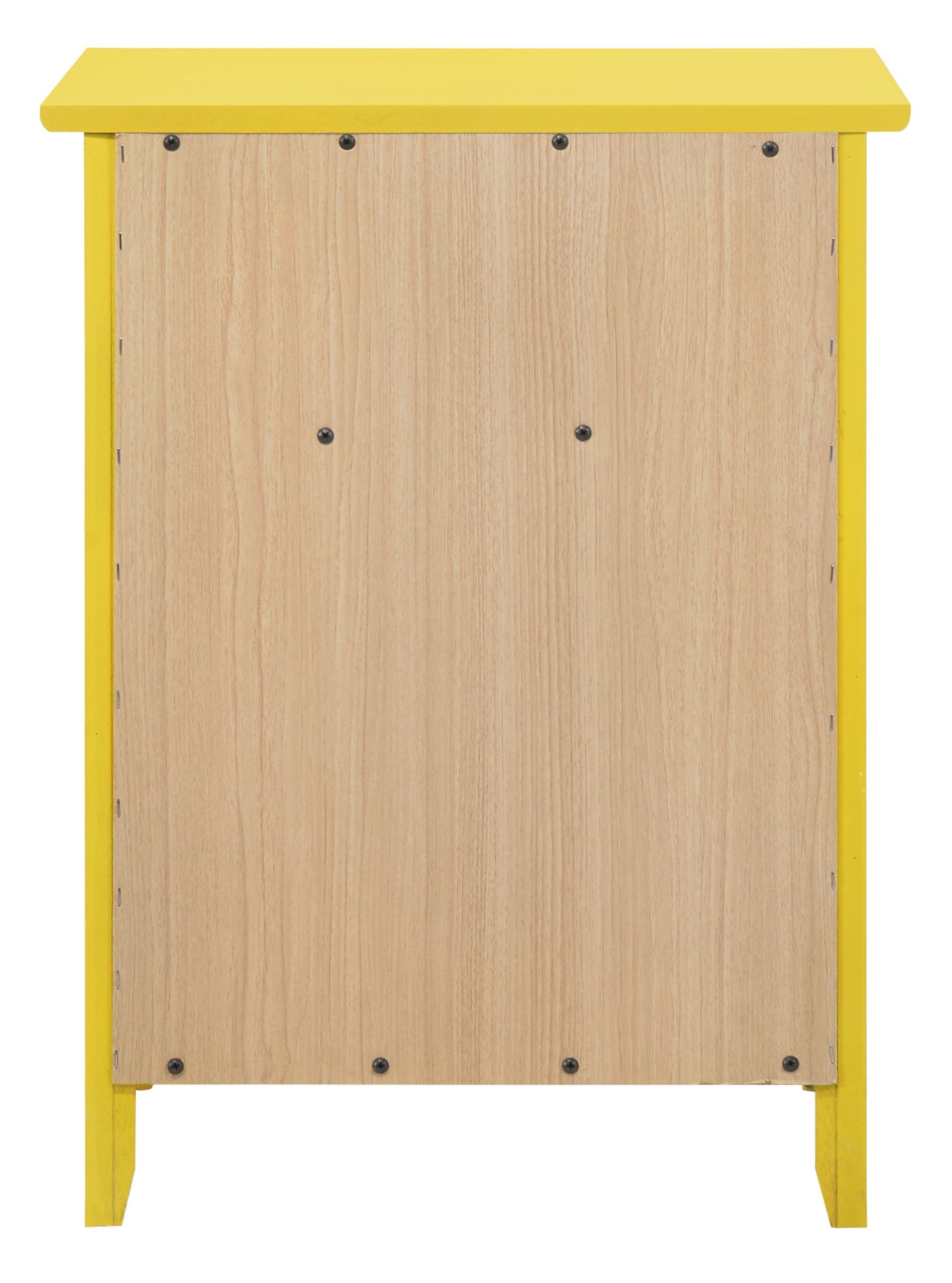 Chic Transitional Nightstand - Yellow