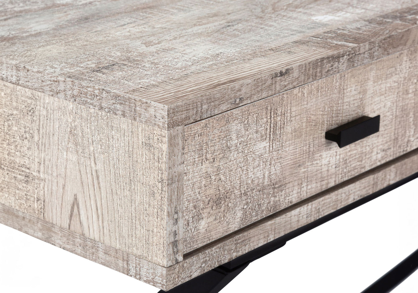 Computer Desk For Home Office, Laptop, Storage Drawers, Modern - Taupe