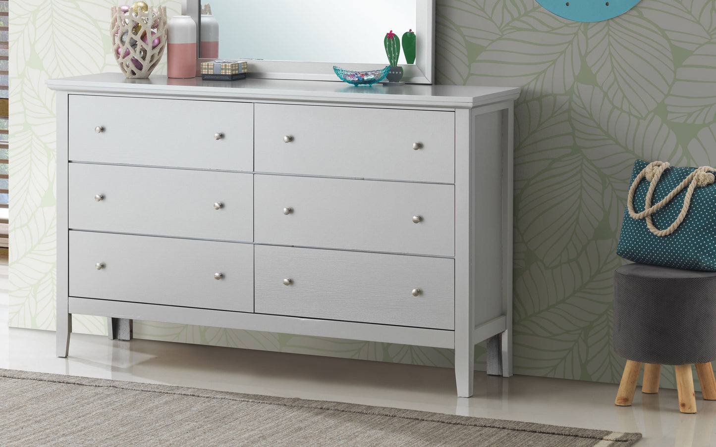 Primo - Dresser - Silver Champagne