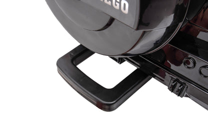 12V7A 30W*2 Four-Wheel Drive Leather Seat One Button Start, Forward And Backward, High And Low Speed, Music, Front Light, Power Display, Two Doors Can Open, 2.4G R / C, Seat Belt Four Wheel Absorber - Black