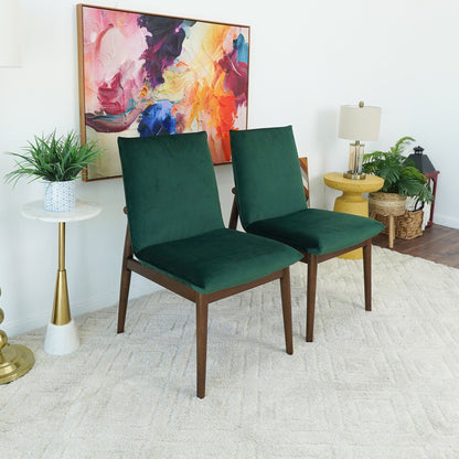 Monza - Dining Chair (Set of 2) - Dark Green