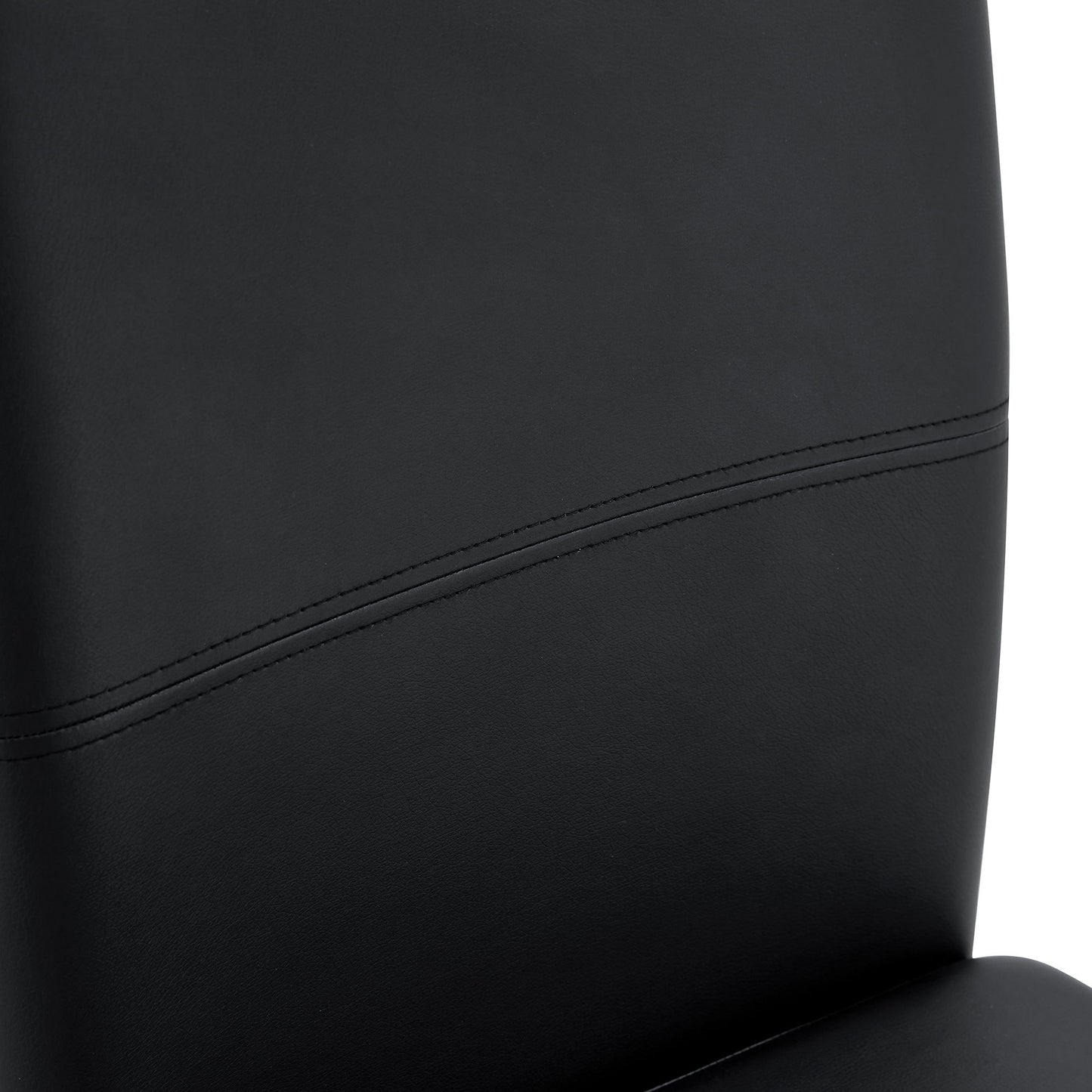 (Set of 4) Thickened Dining Chairs With Built In Spring Packages And Ergonomic Design Perfectly Blending Comfort And Elegance - Black